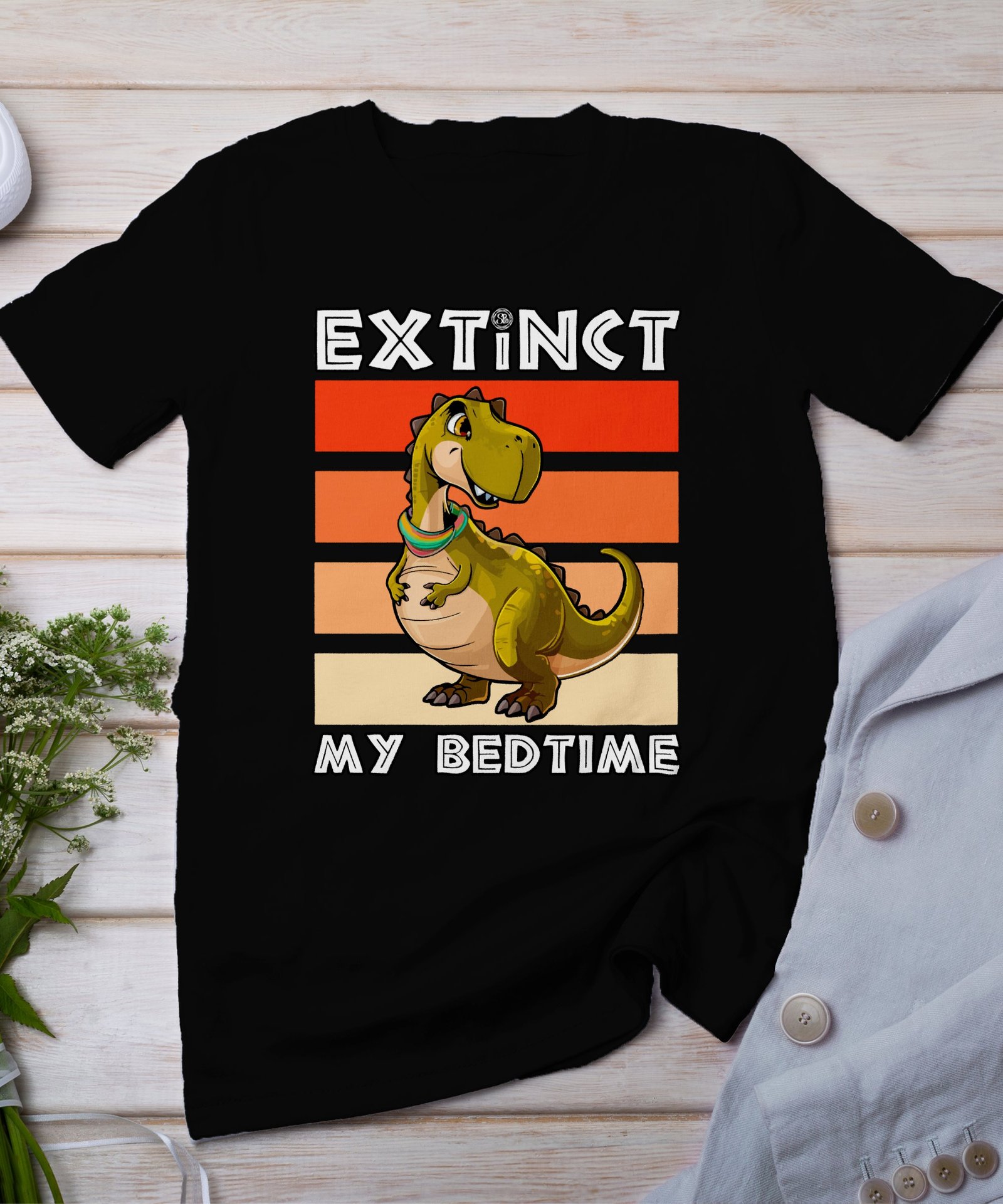 Ausgestorbene Schlafenszeit T-Shirt Dino-Shirt Werdende Eltern Cartoon Dino Familienzuwachs Mode Baby Bauch Ansatz Shirt Babyshowerparty
