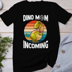 Dino T-Shirt Schwangerschaft Ankündigung Pregasaurus Look Eltern in Erwartung Dino Mom Baby Unterwegs Shirt für Schwangere Eltern
