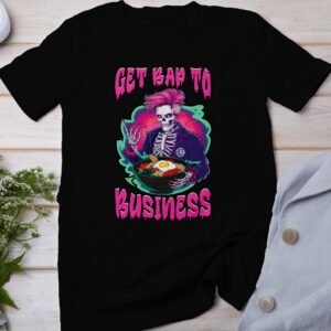 Anime Bibimbap Halloween T-Shirt, Koreanisches Essen Tee, Magisches Kostüm, Ramen MRE Zutaten Shirt, Wahnsinn Bowl Top, Gimbap Party