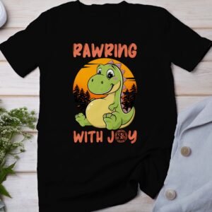 Umstandsmode T-Shirt Pregasaurus Werdende Eltern Baby Im Bauch Dino Motiv Schwangerschaftsoutfit Mama in Erwartung Schwangerschaft Shirt