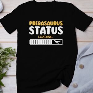Schwangere T-Rex T-Shirts Lustiges Schwangerschafts TShirt Baby T-Rex Lade Status Shirt Niedliches Dinosaurier Shirt Werdende Mutter Shirt