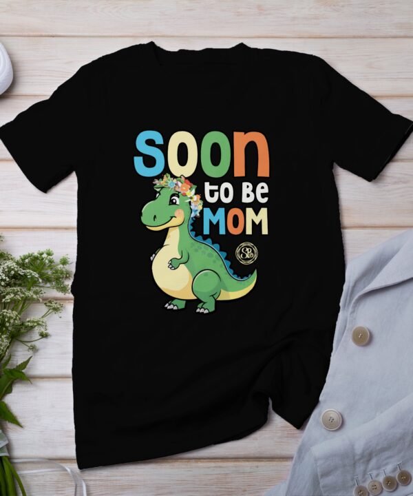 Schwangerschaft T-Shirt Bald Mama Shirt Pregasaurus Shirt Für Werdende Mütter Dino T-Shirt Babybauch Kleidung Baby Dinosaurier Shirt