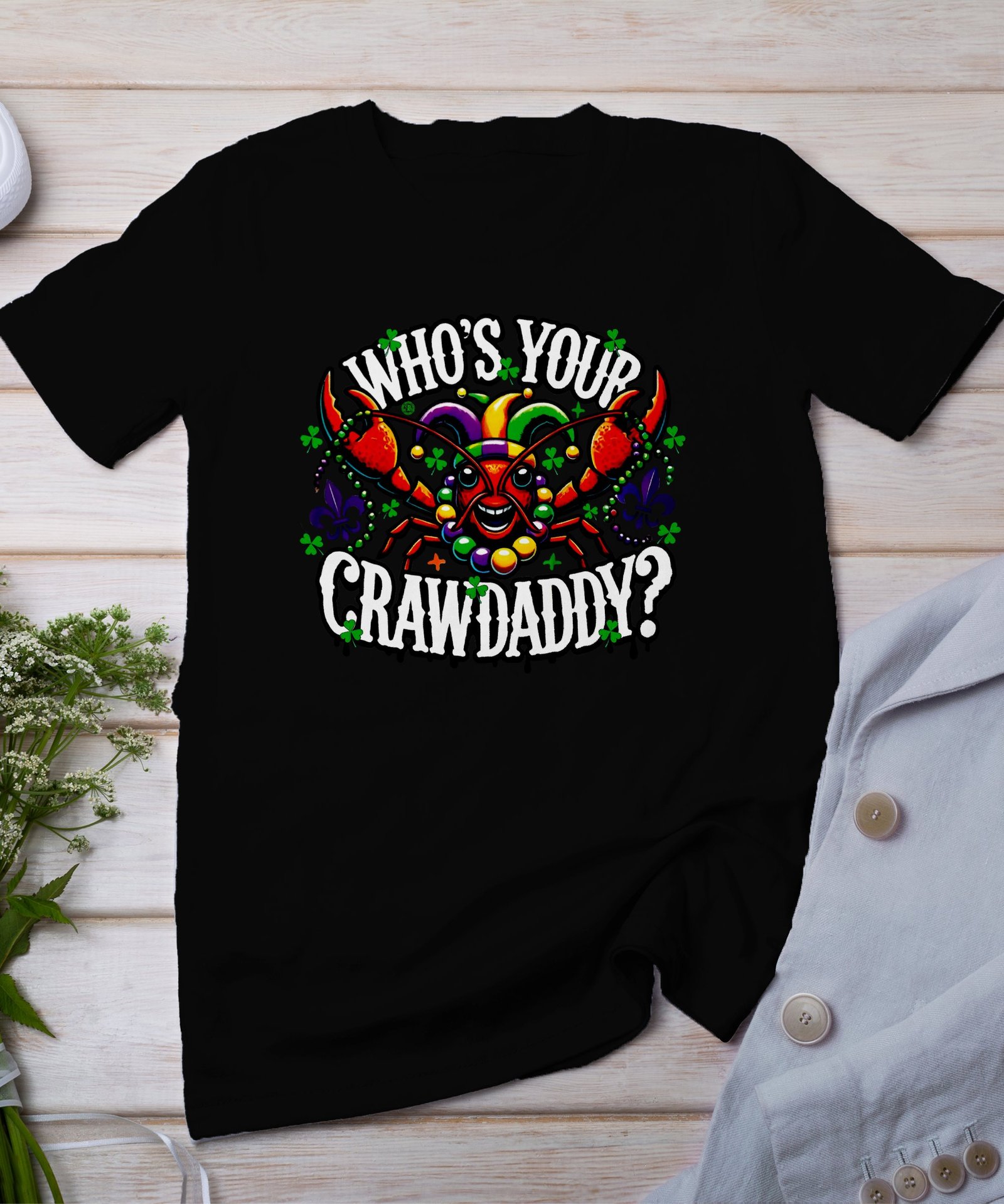 Louisiana Krabben Kostüm Konzert Party T-Shirt Crawdaddy Mardi Gras Mode Rote Festival Irland Krabbe Glücksbringer