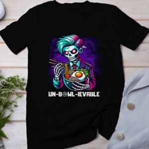 Anime Bibimbap Halloween T-Shirt, Koreanisches Essen Tee, Magisches Kostüm, Ramen MRE Zutaten Shirt, Wahnsinn Bowl Top, Gimbap Party