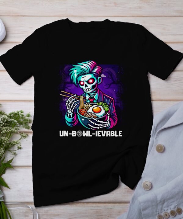 Anime Bibimbap Halloween T-Shirt, Koreanisches Essen Tee, Magisches Kostüm, Ramen MRE Zutaten Shirt, Wahnsinn Bowl Top, Gimbap Party