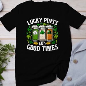 Lustige Bier T-Shirt, St Patrick's Day Shirt, Irland Feier Tshirt, Kleeblatt Pints Tee, Good Times Hemd, Bierliebhaber Geschenk