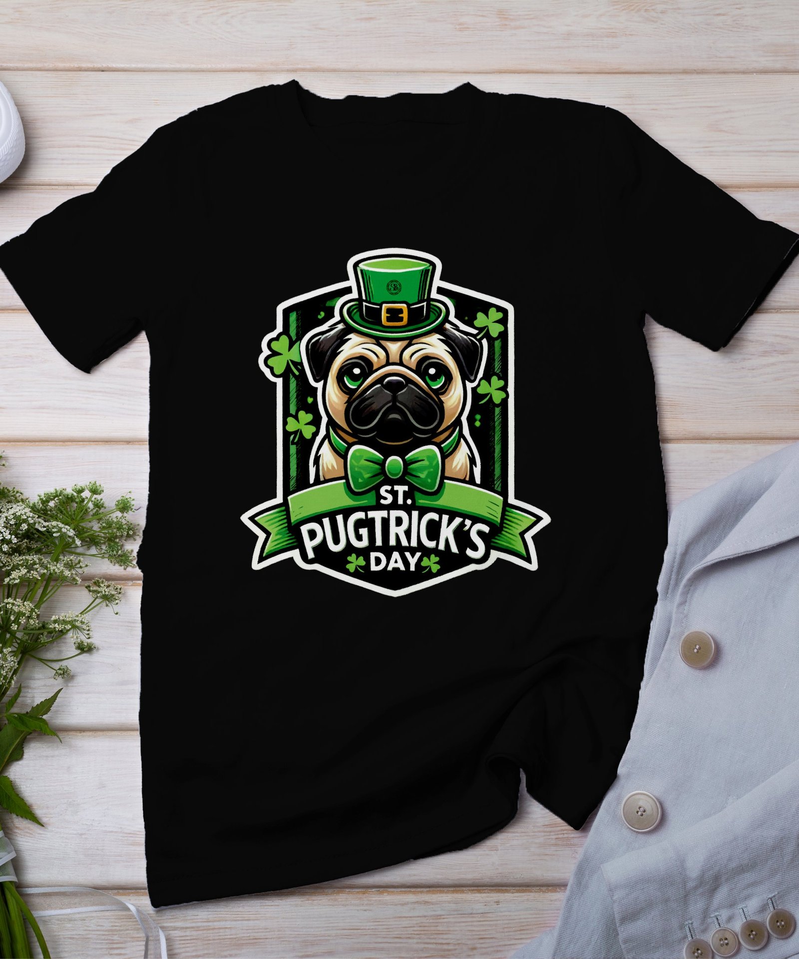 Lustige St. Patricks Day T-Shirt, St. Patricks Day Hund Shirt, Katze und Hund T-Shirt, St. Patrick Feier T-Shirt, Tierliebhaber Geschenk