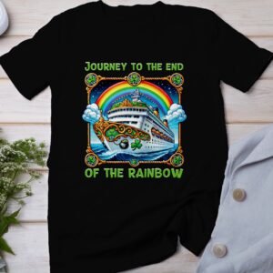 St. Patricks Day Kreuzfahrt T-Shirt, Lustiges Kreuzfahrtschiff Urlaubsshirt, Regenbogen Geschenkidee, Schiffreise Kleidung