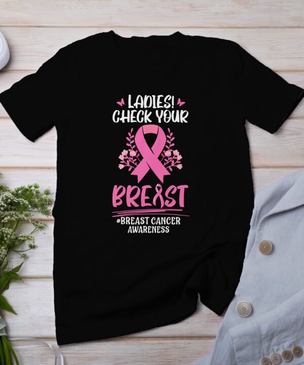 Kampf Stärke Hoffnung Brustkrebs Bewusstsein T-Shirt, Vorsorgeuntersuchung Gesundheit Tee, Hilfe Symbol der Solidarität Pinke Schleife Top