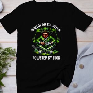 St. Patricks Day Golf Shirt, Chillin On The Green Shirt, Lustiger Golf-Lehrer, Gruesse Kleidung, Geschenk für Golfer