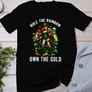 Lustiges St Patrick's Day Shirt, Irische Pride T-Shirt, Glücklicher Kleeblatt Beer Shirt, Grüne Irish eigene das Gold Hemd