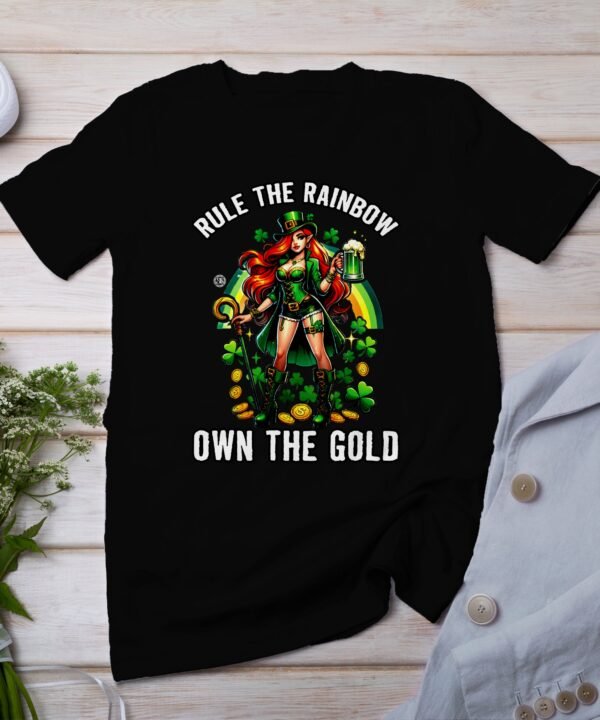 Lustiges St Patrick's Day Shirt, Irische Pride T-Shirt, Glücklicher Kleeblatt Beer Shirt, Grüne Irish eigene das Gold Hemd