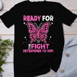 Kampf Stärke Hoffnung Brustkrebs Bewusstsein T-Shirt, Vorsorgeuntersuchung Gesundheit Tee, Hilfe Symbol der Solidarität Pinke Schleife Top
