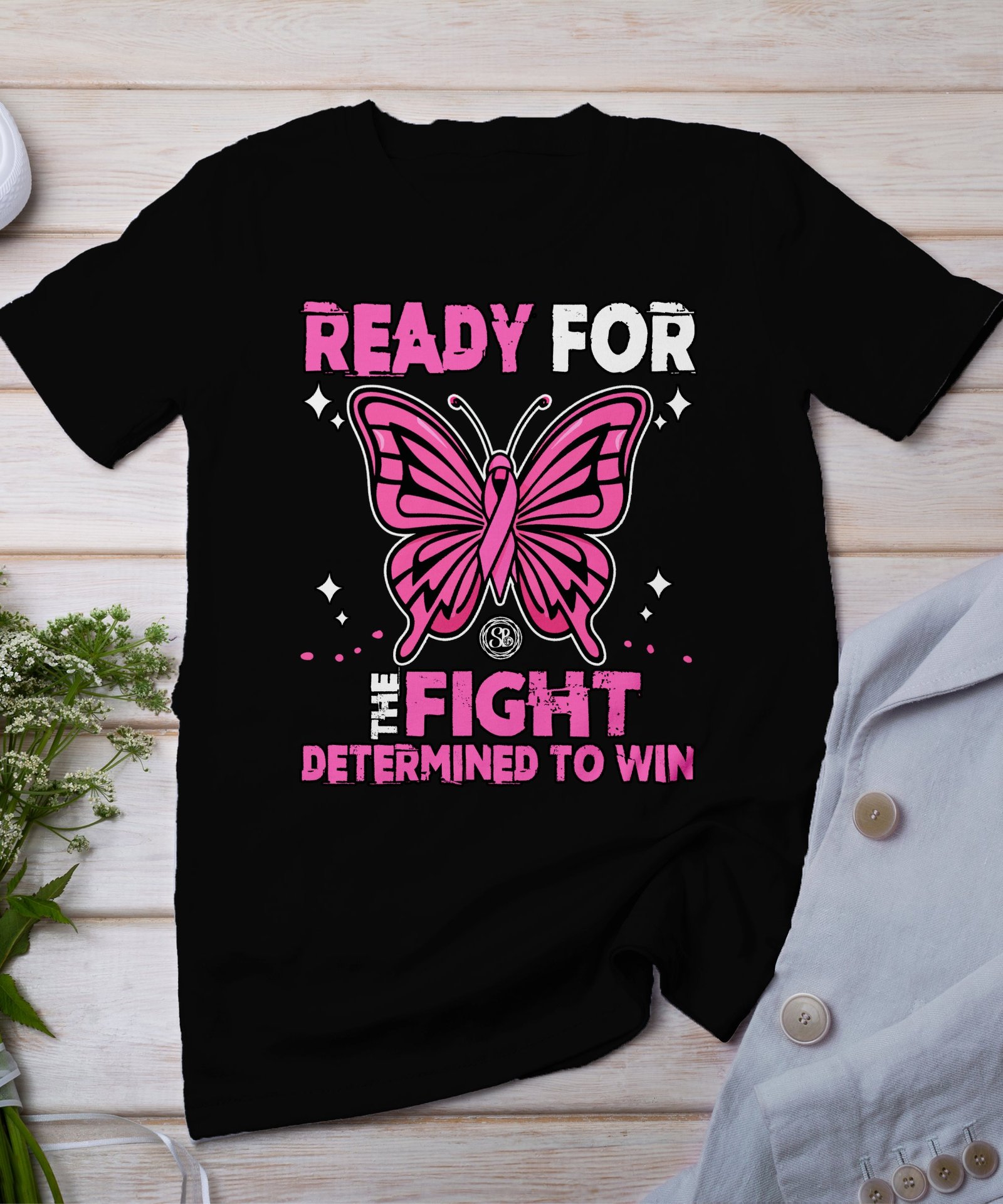 Kampf Stärke Hoffnung Brustkrebs Bewusstsein T-Shirt, Vorsorgeuntersuchung Gesundheit Tee, Hilfe Symbol der Solidarität Pinke Schleife Top
