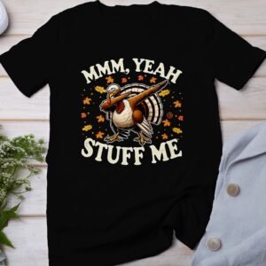 Herbstliches Erntedankfest T-Shirt, Traditionell Amerika Kanada Abendessen Top, Lustiges Truthahn Shirt, Festliches Geflügel Kürbis Tee