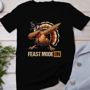 Herbstliches Erntedankfest T-Shirt, Traditionell Amerika Kanada Abendessen Top, Lustiges Truthahn Shirt, Festliches Geflügel Kürbis Tee