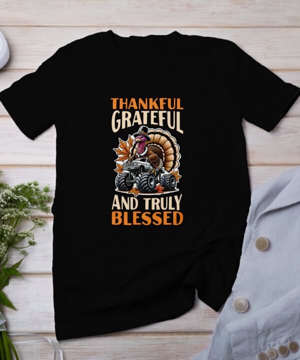Herbstliches Erntedankfest T-Shirt, Traditionell Amerika Kanada Top, Lustiges Dino T-Rex Truthahn Shirt, Festliches Geflügel Kürbis Tee