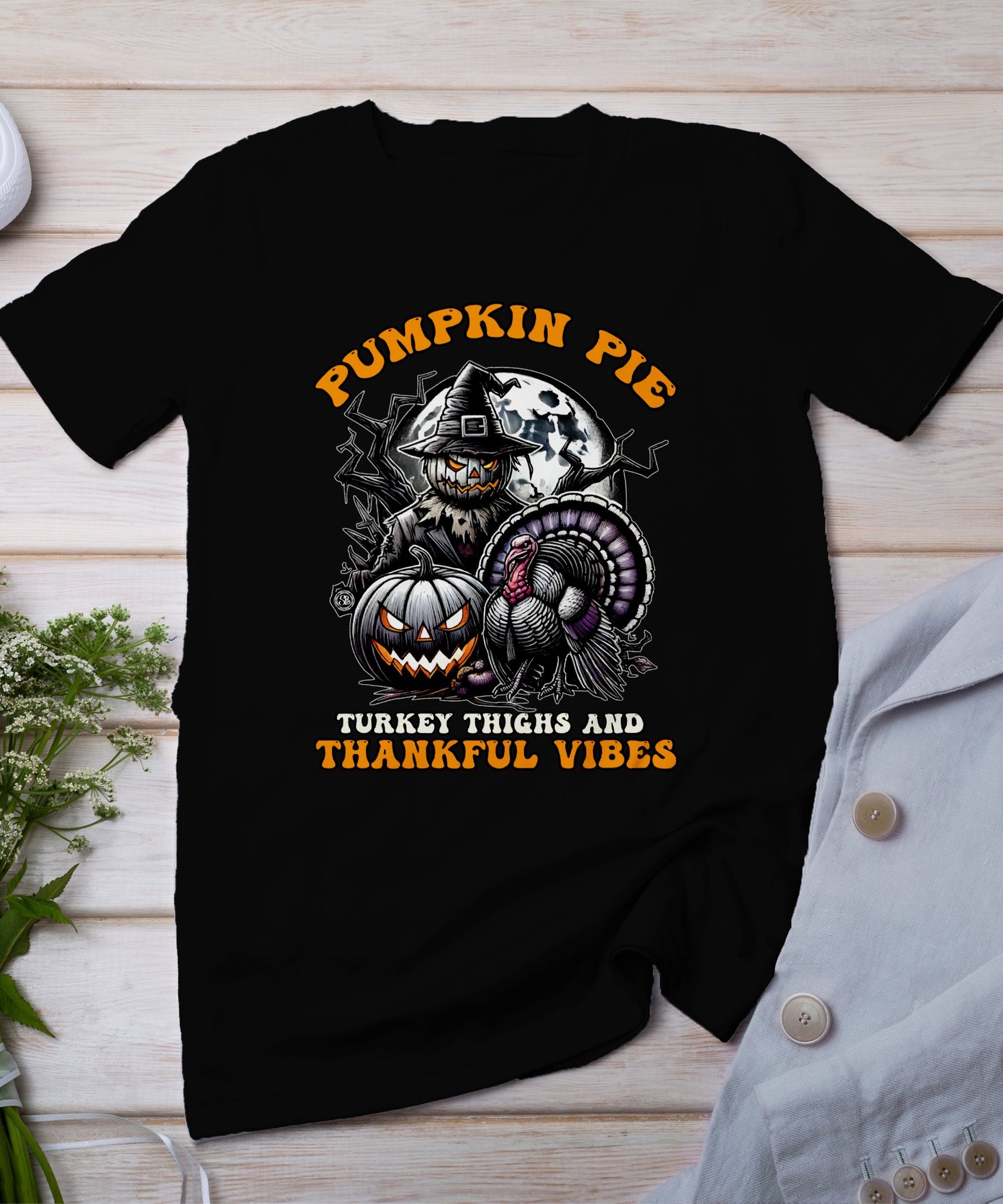 Herbstliches Erntedankfest T-Shirt, Traditionell Amerika Kanada Top, Lustiges Dino T-Rex Truthahn Shirt, Festliches Geflügel Kürbis Tee