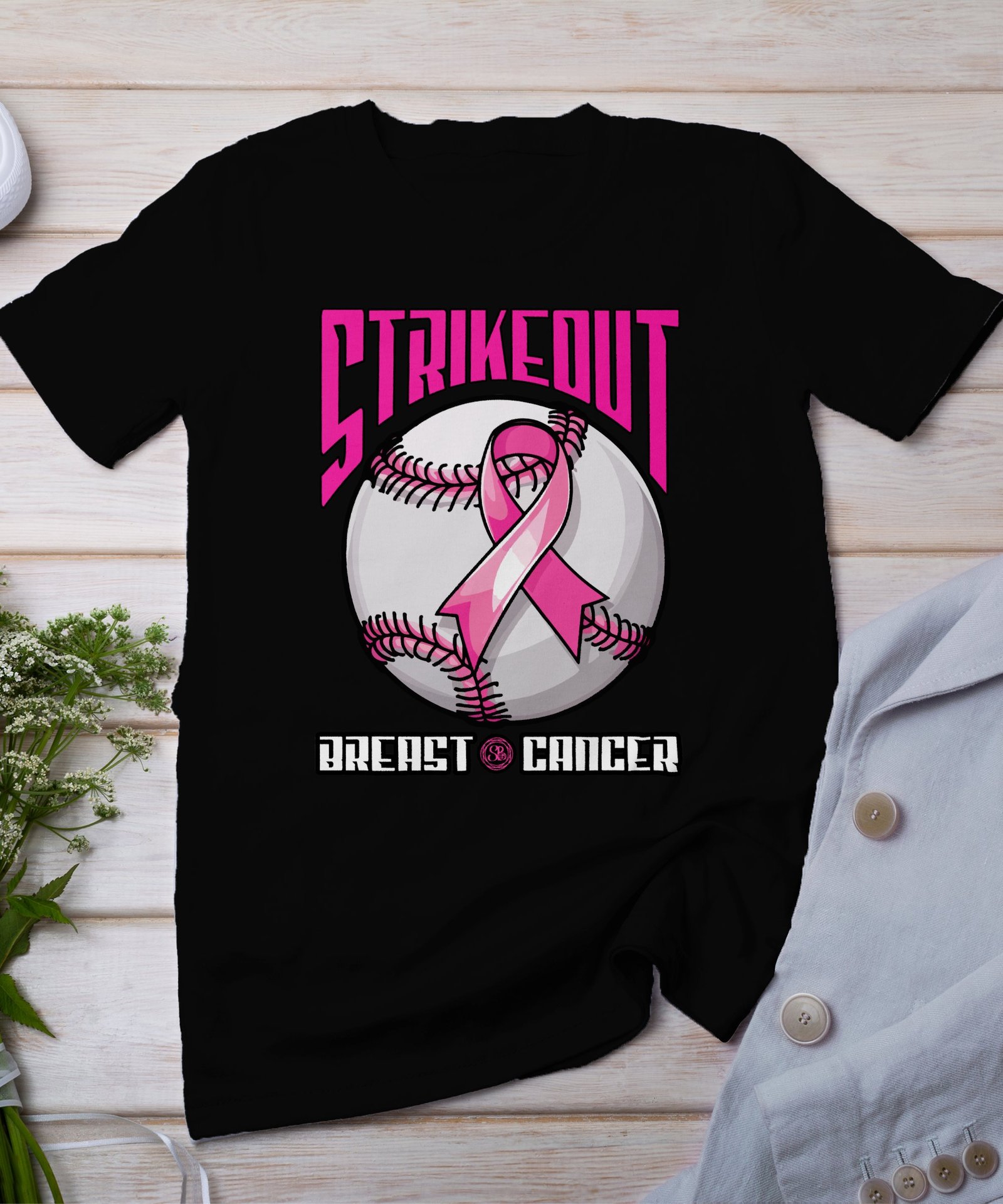 Kampf Stärke Hoffnung Brustkrebs Bewusstsein T-Shirt, Vorsorgeuntersuchung Gesundheit Tee, Hilfe Symbol der Solidarität Pinke Schleife Top