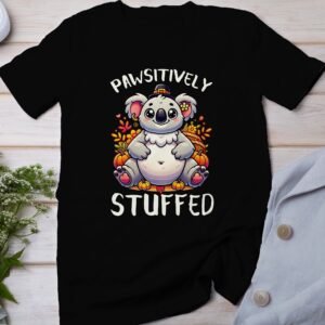 Herbstliches Erntedankfest T-Shirt, Traditionell Amerika Kanada Top, Lustiges Feiertags Haustier Motiv Shirt, Festliches Verkleidung Tee