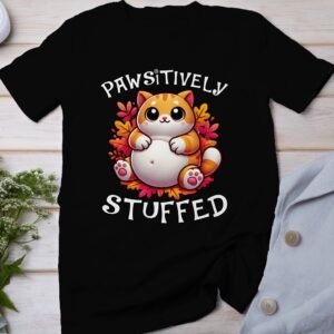 Herbstliches Erntedankfest T-Shirt, Traditionell Amerika Kanada Top, Lustiges Feiertags Haustier Motiv Shirt, Festliches Verkleidung Tee