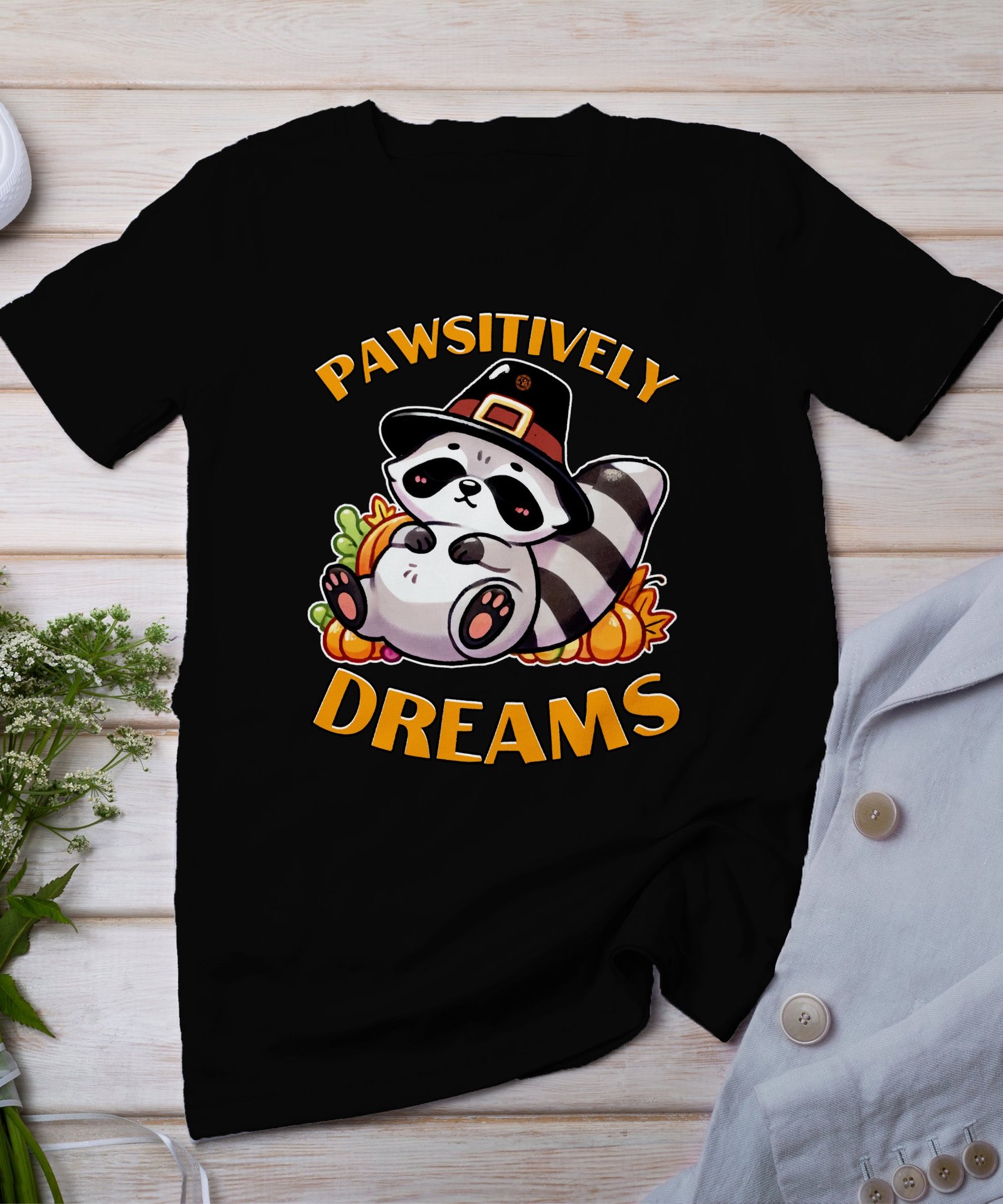 Herbstliches Erntedankfest T-Shirt, Traditionell Amerika Kanada Top, Lustiges Feiertags Haustier Motiv Shirt, Festliches Verkleidung Tee
