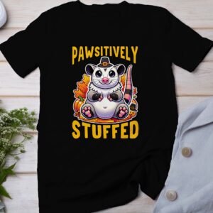 Herbstliches Erntedankfest T-Shirt, Traditionell Amerika Kanada Top, Lustiges Feiertags Haustier Motiv Shirt, Festliches Verkleidung Tee