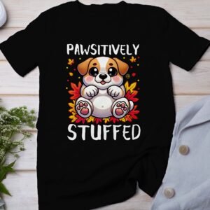 Herbstliches Erntedankfest T-Shirt, Traditionell Amerika Kanada Top, Lustiges Feiertags Haustier Motiv Shirt, Festliches Verkleidung Tee