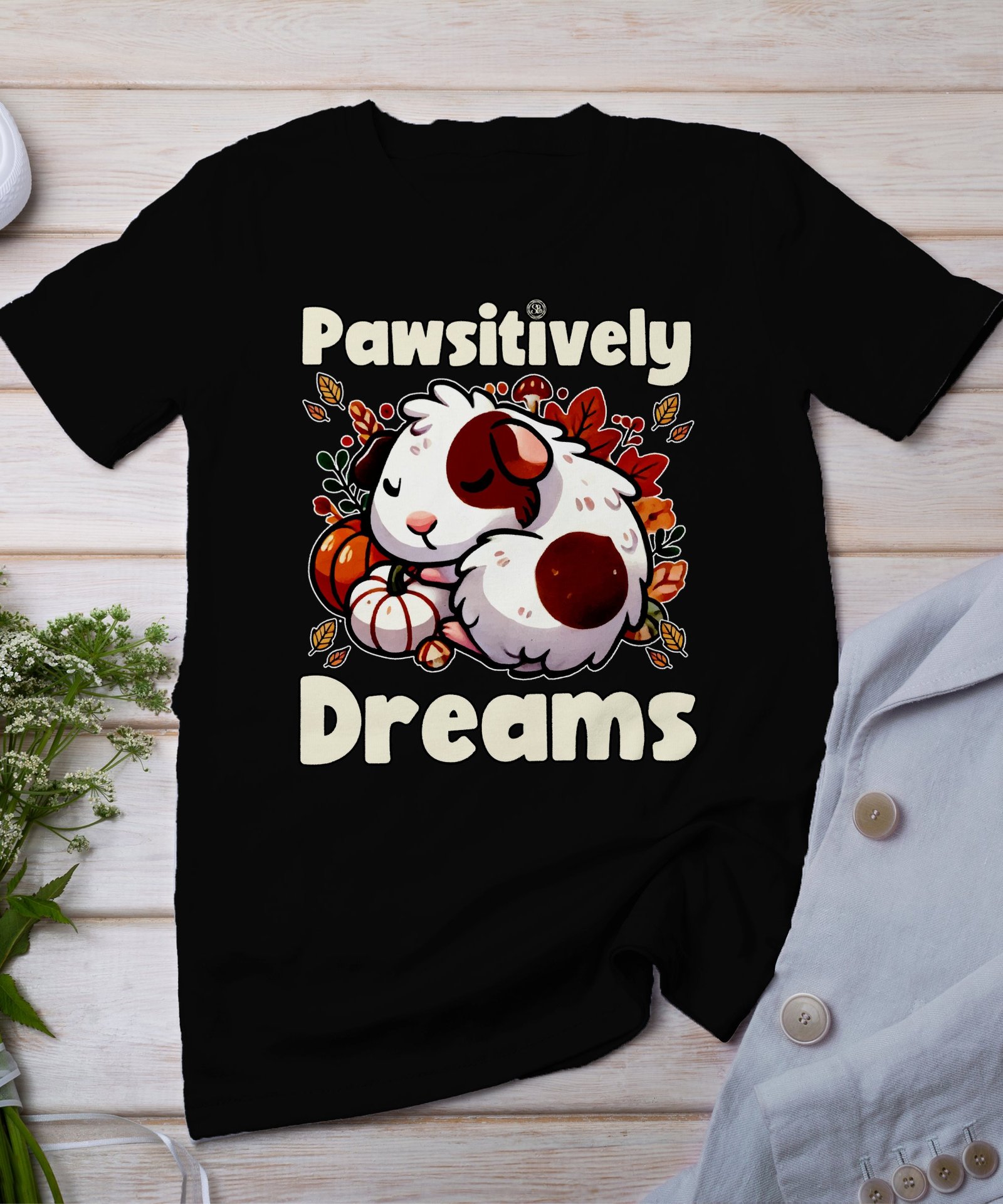 Herbstliches Erntedankfest T-Shirt, Traditionell Amerika Kanada Top, Lustiges Feiertags Haustier Motiv Shirt, Festliches Verkleidung Tee