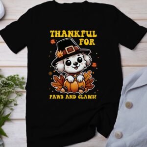 Herbstliches Erntedankfest T-Shirt, Traditionell Amerika Kanada Abendessen Top, Lustiges Truthahn Shirt, Festliches Geflügel Kürbis Tee