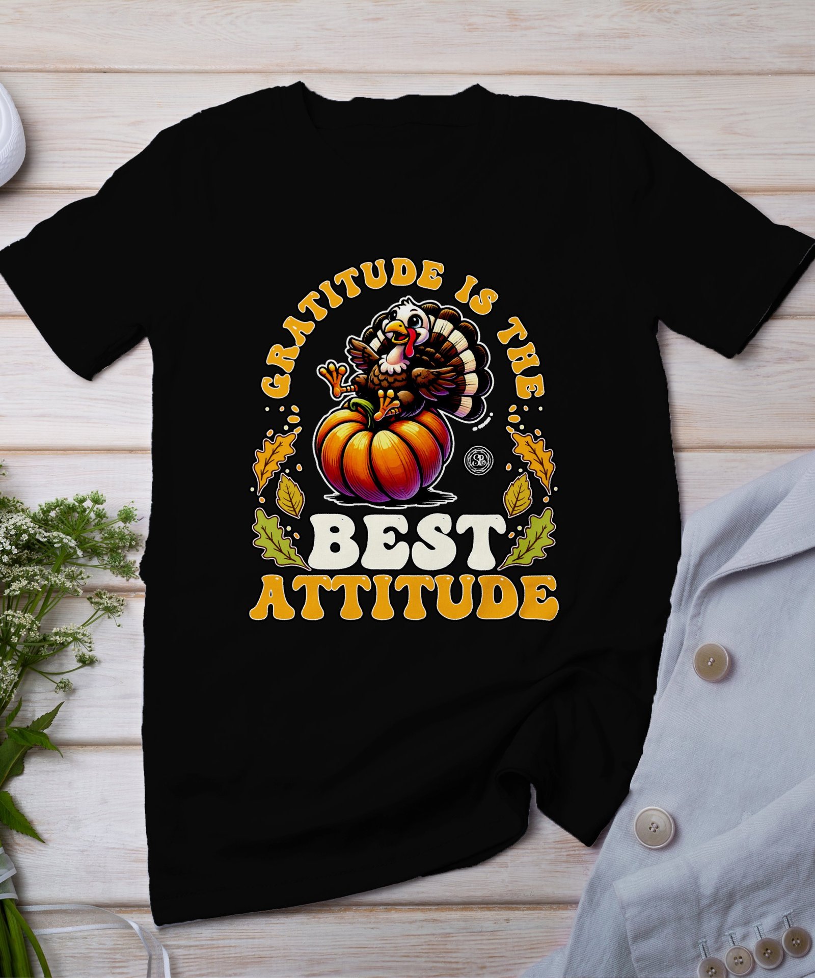 Herbstliches Erntedankfest T-Shirt, Traditionell Amerika Kanada Abendessen Top, Lustiges Truthahn Shirt, Festliches Geflügel Kürbis Tee