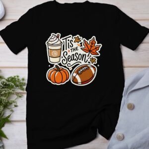 Herbstliches Erntedankfest T-Shirt, Traditionell Amerika Kanada Abendessen Top, Lustiges Truthahn Shirt, Festliches Geflügel Kürbis Tee