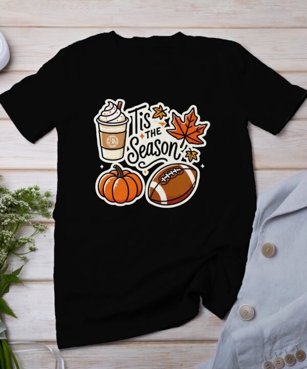 Herbstliches Erntedankfest T-Shirt, Traditionell Amerika Kanada Abendessen Top, Lustiges Truthahn Shirt, Festliches Geflügel Kürbis Tee