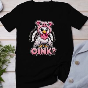 Herbstliches Erntedankfest T-Shirt, Traditionell Amerika Kanada Abendessen Top, Lustiges Truthahn Shirt, Festliches Geflügel Kürbis Tee