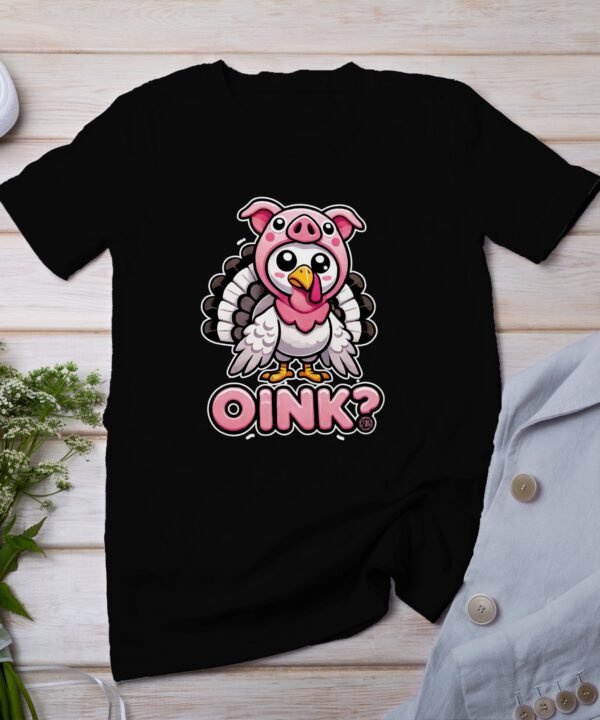 Herbstliches Erntedankfest T-Shirt, Traditionell Amerika Kanada Abendessen Top, Lustiges Truthahn Shirt, Festliches Geflügel Kürbis Tee