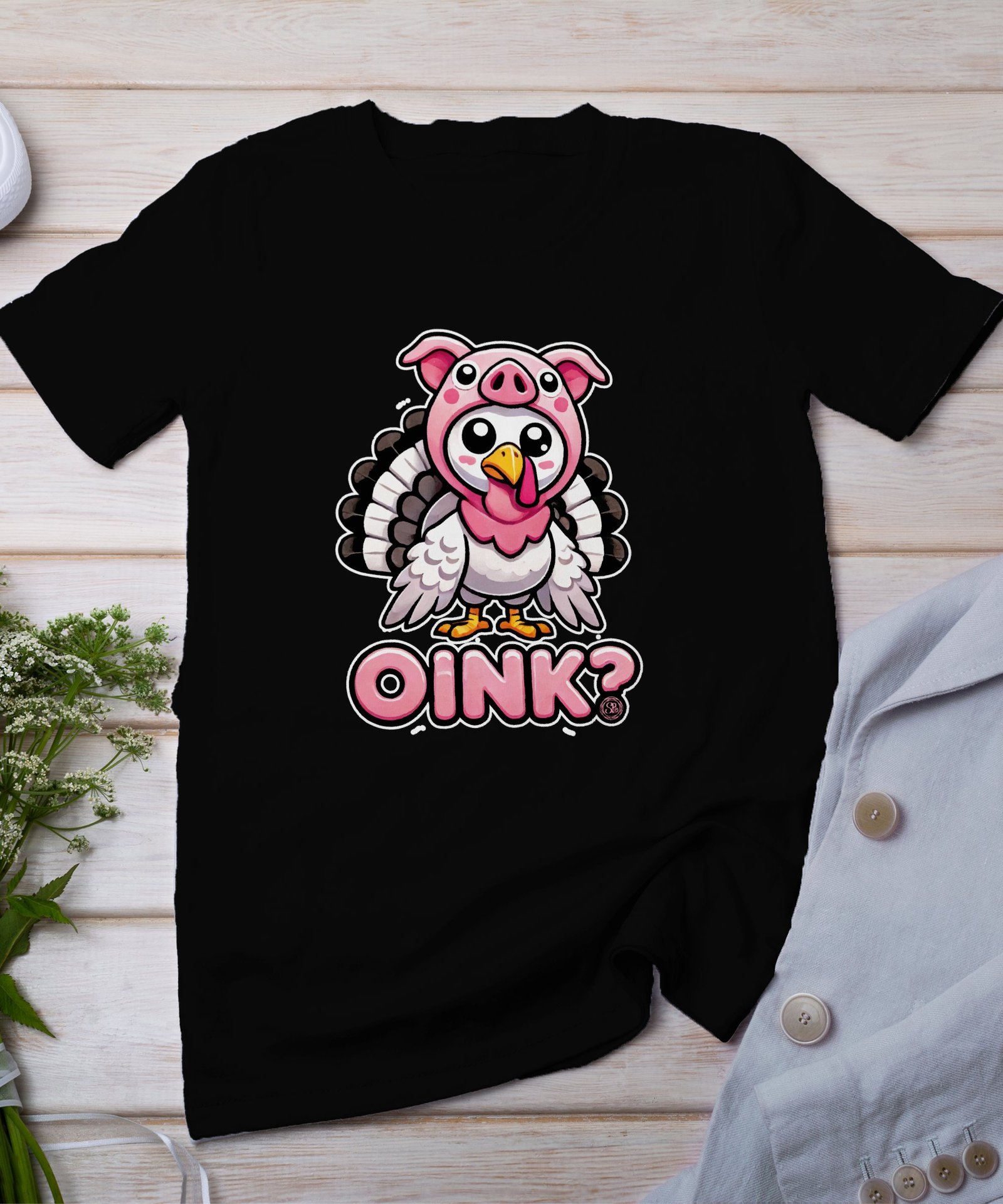 Herbstliches Erntedankfest T-Shirt, Traditionell Amerika Kanada Abendessen Top, Lustiges Truthahn Shirt, Festliches Geflügel Kürbis Tee