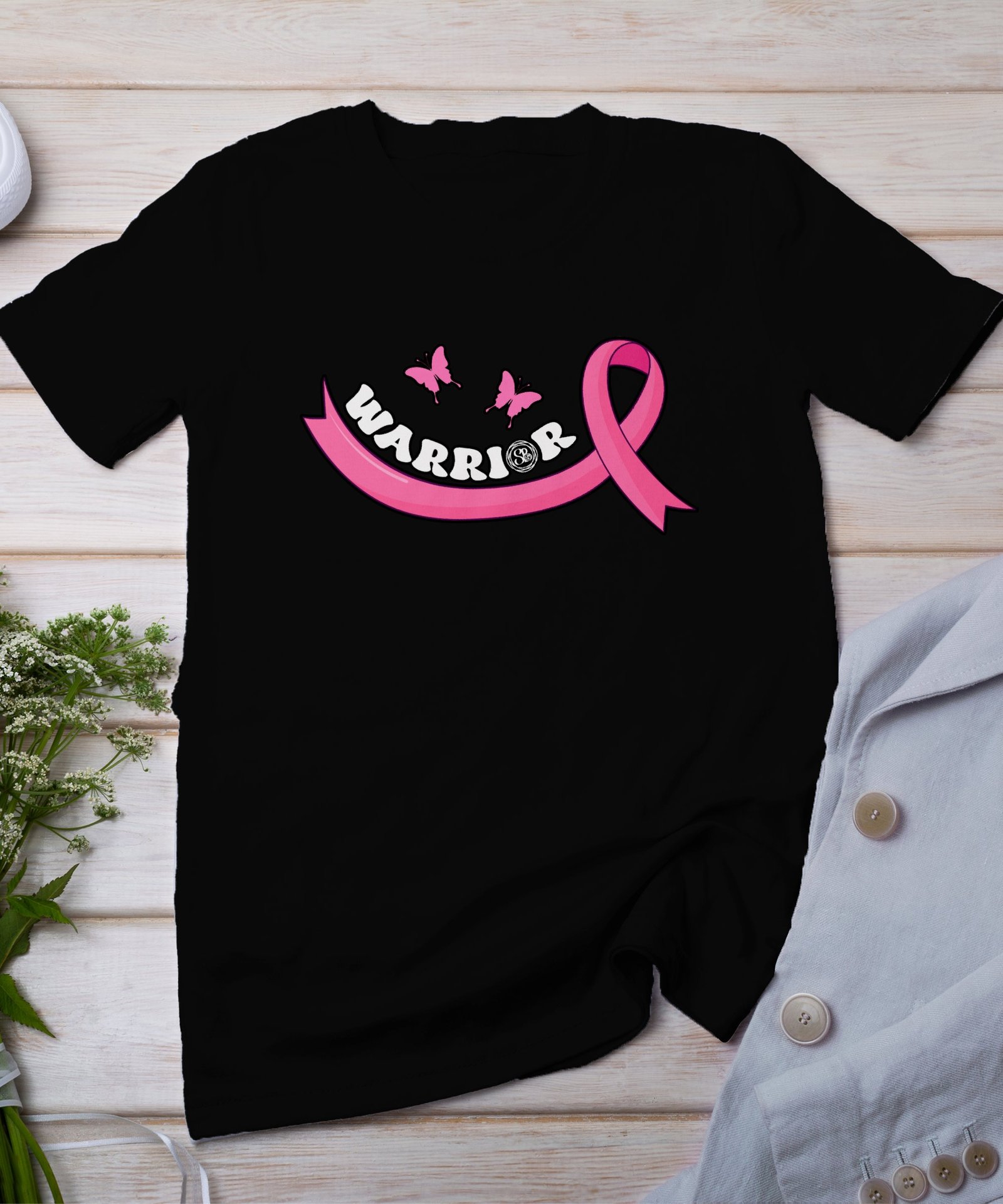 Kampf Stärke Hoffnung Brustkrebs Bewusstsein T-Shirt, Vorsorgeuntersuchung Gesundheit Tee, Hilfe Symbol der Solidarität Pinke Schleife Top