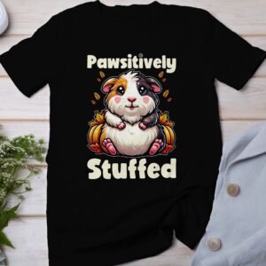 Herbstliches Erntedankfest T-Shirt, Traditionell Amerika Kanada Top, Lustiges Feiertags Haustier Motiv Shirt, Festliches Verkleidung Tee