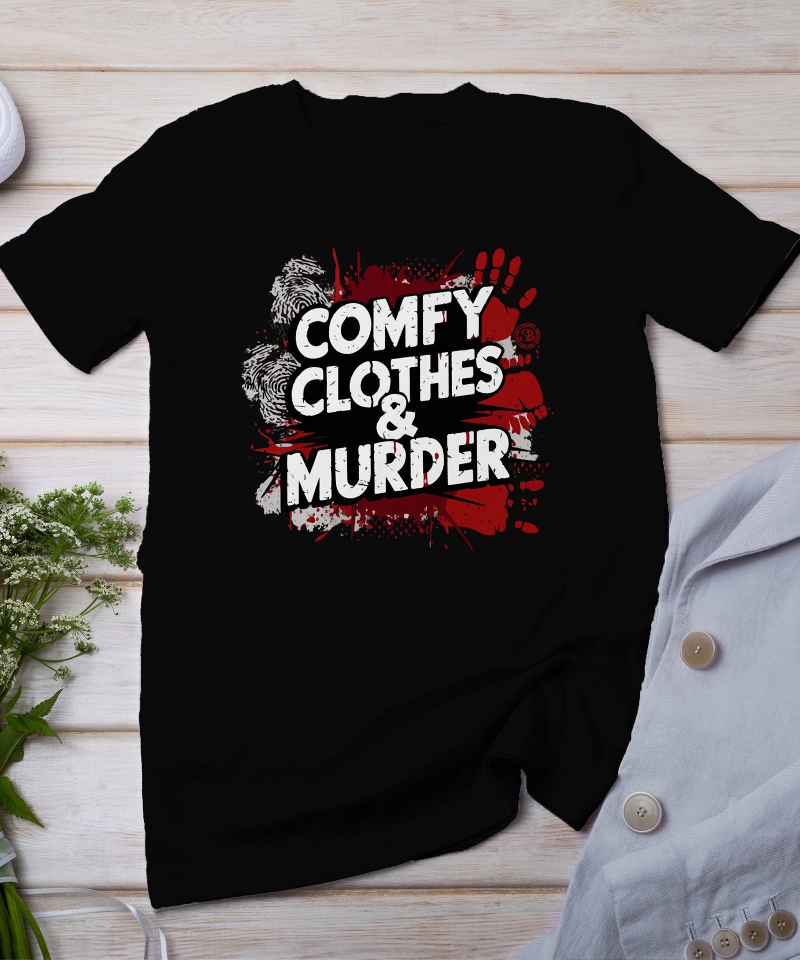 Kriminalfälle True Crime T-Shirt, Thriller Geschichten für Krimi Fans Tee, Rätsel Alibi Verbrecher Top, Beweis Ermittlungen Motiv Shirt