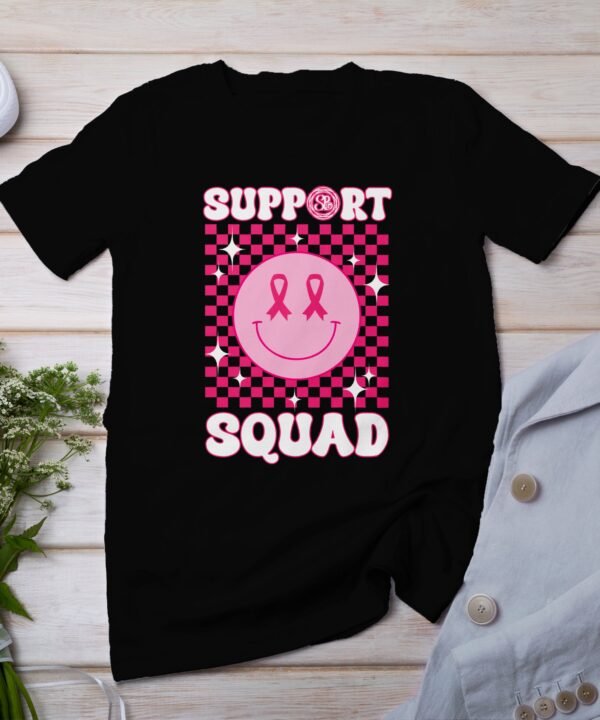 Kampf Stärke Hoffnung Brustkrebs Bewusstsein T-Shirt, Vorsorgeuntersuchung Gesundheit Tee, Hilfe Symbol der Solidarität Pinke Schleife Top