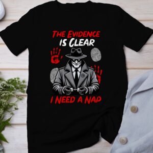 Kriminalfälle True Crime T-Shirt, Mystische Horror Geschichten für Krimi Fans Tee, Rätsel Verbrechen Detektiv Top, Schlaf Ermittlungen Shirt