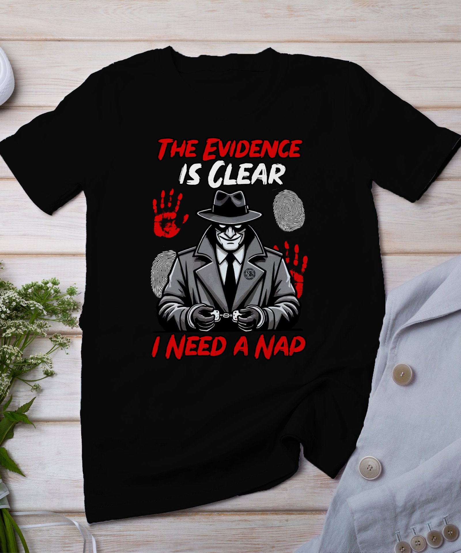 Kriminalfälle True Crime T-Shirt, Mystische Horror Geschichten für Krimi Fans Tee, Rätsel Verbrechen Detektiv Top, Schlaf Ermittlungen Shirt