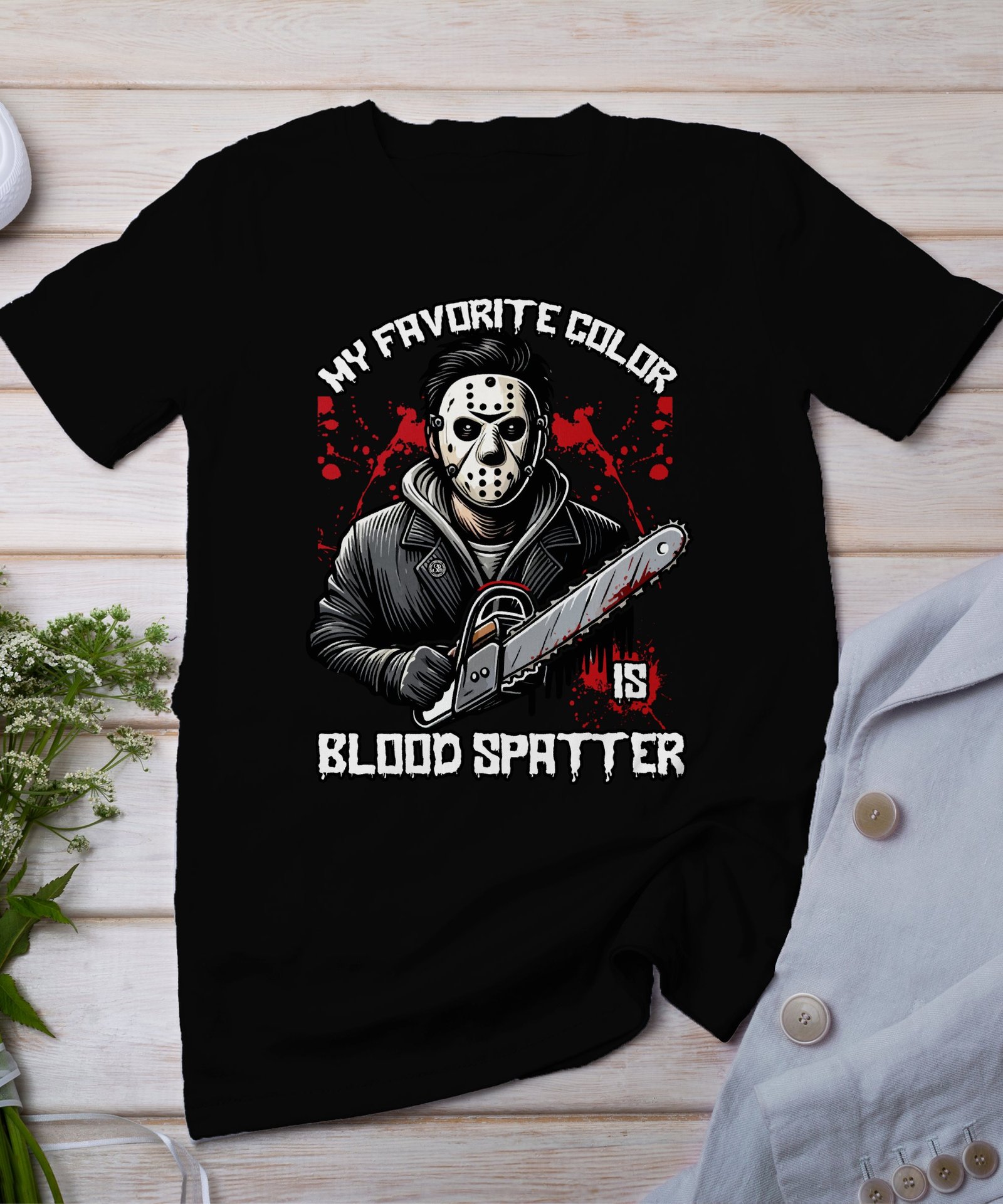 Kriminalfall True Crime T-Shirt, Mystische Horror Geschichten für Krimi Fans Tee, Kettensäge Mörder Verbrecher Top, Motiv Ermittlungen Shirt