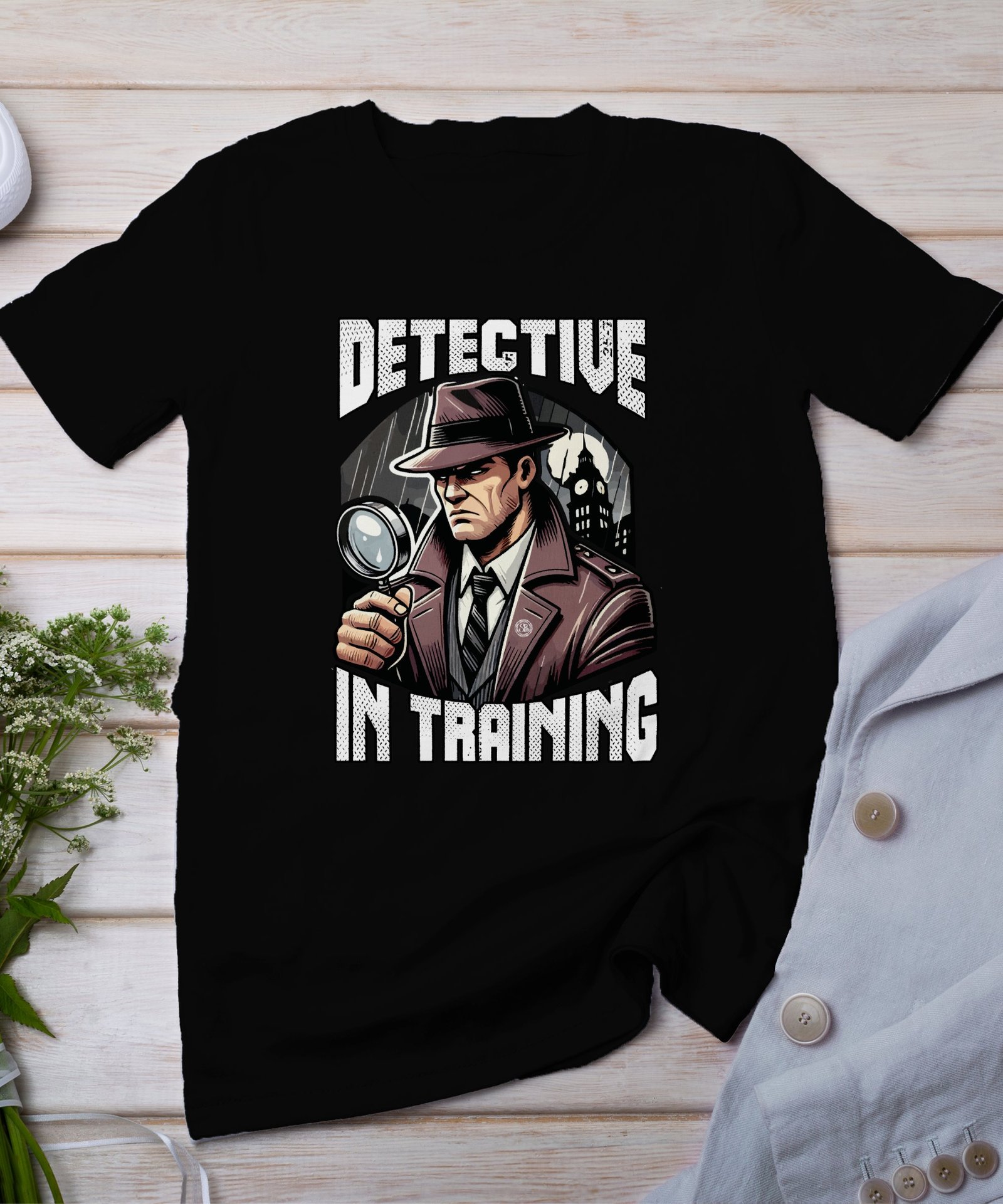 Kriminalfall True Crime T-Shirt, Mystische Horror Geschichten Tee, Verbrechen Analyse Detektiv Top, Vintage Ermittlungen Ausbildung Shirt