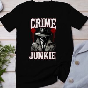 Kriminalfälle Mörder True Crime T-Shirt, Mystische Horror Geschichten für Krimi Fans Tee, Rätsel Junkie Verbrecher Top, Ermittlungen Shirt