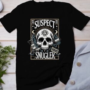 Kriminalfälle Tarot Karten T-Shirt, Mystische Tarotkarten für Krimi Fans Tee, Esoterik Kartenlegen Detektiv Top, Tarotdeck Wahrsager Shirt