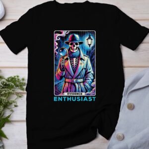 Kriminalfälle Tarot Karten T-Shirt, Mystische Tarotkarten für Krimi Fans Tee, Esoterik Kartenlegen Detektiv Top, Tarotdeck Wahrsager Shirt