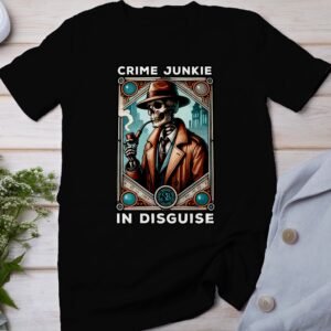 Kriminalfälle Tarot Karten T-Shirt, Mystische Tarotkarten für Krimi Fans Tee, Esoterik Kartenlegen Detektiv Top, Tarotdeck Wahrsager Shirt