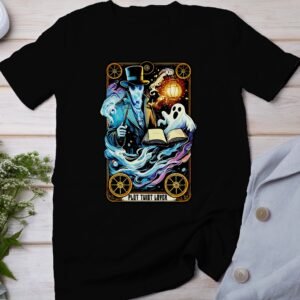 Kriminalfälle Tarot Karten T-Shirt, Mystische Tarotkarten für Krimi Fans Tee, Esoterik Kartenlegen Detektiv Top, Tarotdeck Wahrsager Shirt