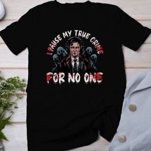 Kriminalfälle True Crime T-Shirt, Mystische Horror Geschichten für Krimi Fans Tee, Radiomoderator Verbrecher Top, Ermittlungen Geister Shirt